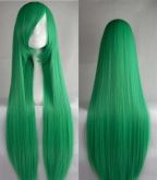 peruca Verde Grama 100cm - FRETE GRATIS