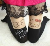 Meia Calça Hello Kitty - FRETE GRATIS
