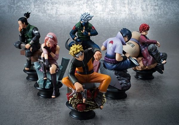 Gashapon Naruto - 6 peças - FRETE GRATIS